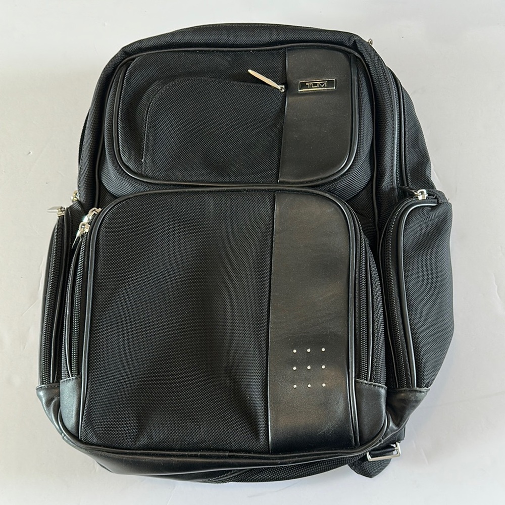 Tumi Black Backpack With Structured Design - image 1